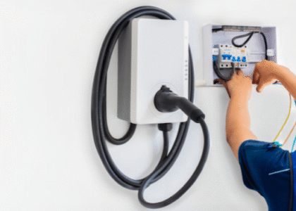 EV charger installation