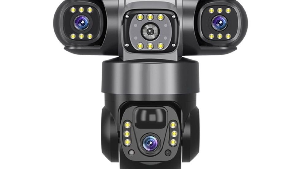 3 Lens Solar CCTV Camera Installation in Bangalore