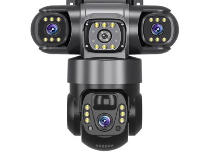 3 Lens Solar CCTV Camera Installation in Bangalore