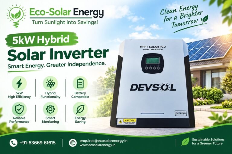 5kW Hybrid Solar Inverter: Price & Guide (India 2026)